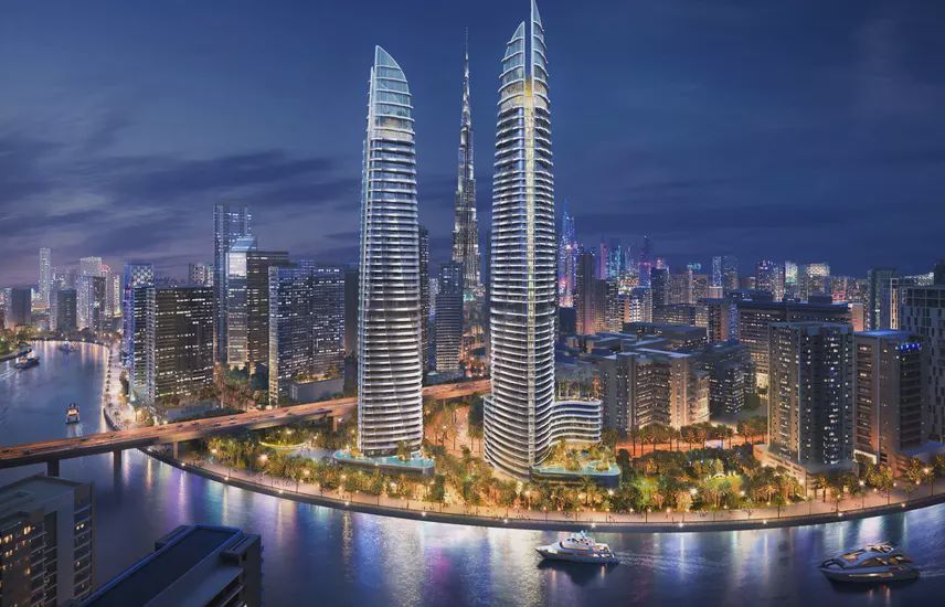 شقة بغرفتي نوم في كنال هايتس 2 من داماك بالخليج التجاري مطلة على قناة دبي