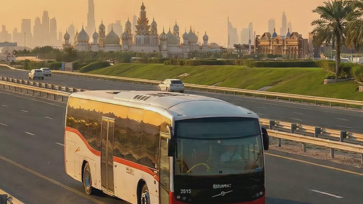 Easy access to the global village with bus 102 RTA